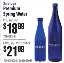 Restaurant Depot Saratoga Premium Spring Water offer