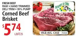 Restaurant Depot Corned Beef Brisket offer