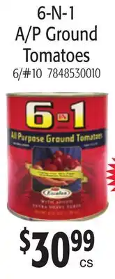 Restaurant Depot 6-N-1 A/P Ground Tomatoes offer