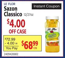 Restaurant Depot LE FLOR Sazon Classico offer