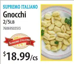 Restaurant Depot SUPREMO ITALIANO Gnocchi offer