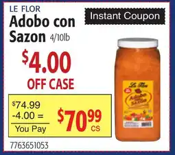 Restaurant Depot LE FLOR Adobo con Sazon offer