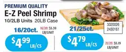 Restaurant Depot E-Z Peel Shrimp offer