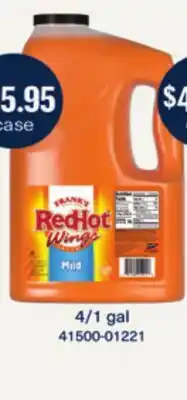 Restaurant Depot FRANCO'S RED HOT WINGS offer