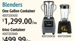 Restaurant Depot Blenders offer