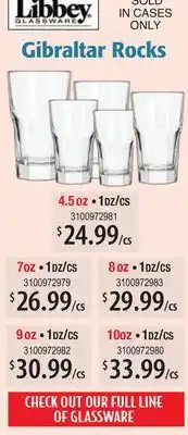 Restaurant Depot Libbey GLASSWARE offer