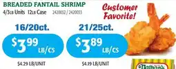Restaurant Depot BREADED FANTAIL SHRIMP offer