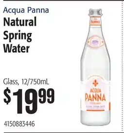 Restaurant Depot Acqua Panna Natural Spring Water offer