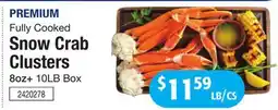 Restaurant Depot PREMIUM Fully Cooked Snow Crab Clusters offer
