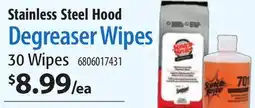 Restaurant Depot Stainless Steel Hood Degreaser Wipes offer