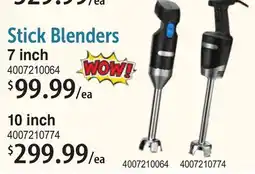 Restaurant Depot Stick Blenders offer