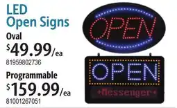 Restaurant Depot LED Open Signs offer