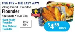 Restaurant Depot Viking Brand • Breaded Flounder offer