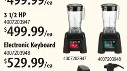 Restaurant Depot 3 1/2 HP Electronic Keyboard offer