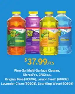 Restaurant Depot Pine-Sol Multi-Surface Cleaner, CloroxPro, 3/80 oz offer