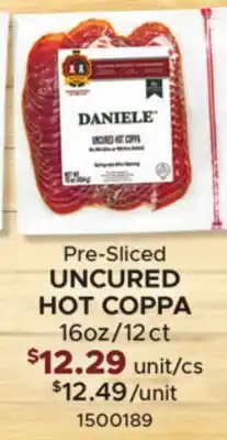 Restaurant Depot Pre-Sliced UNCURED HOT COPPA offer