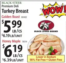 Restaurant Depot BLACK STEER Premium Deli Turkey Breast offer
