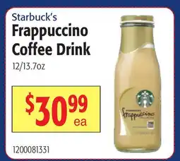 Restaurant Depot Starbuck's Frappuccino Coffee Drink offer
