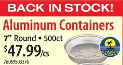 Restaurant Depot Aluminum Containers offer