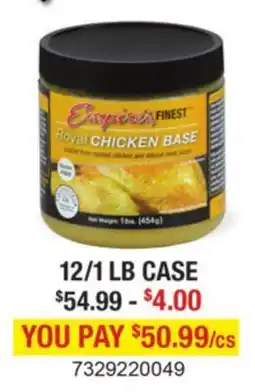 Restaurant Depot Empire's Finest Royal Chicken Base offer