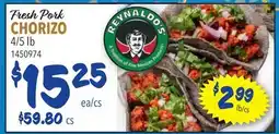 Restaurant Depot Fresh Pork CHORIZO offer