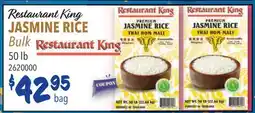 Restaurant Depot Restaurant King JASMINE RICE Bulk offer