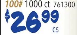 Restaurant Depot 100# 1000 ct 761300 offer