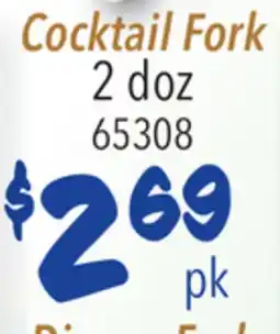 Restaurant Depot Cocktail Fork offer