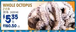 Restaurant Depot WHOLE OCTOPUS offer