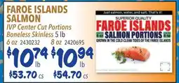 Restaurant Depot FAROE ISLANDS SALMON offer