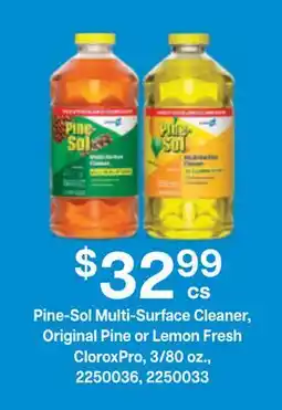 Restaurant Depot Pine-Sol Multi-Surface Cleaner, Original Pine or Lemon Fresh offer