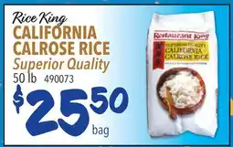 Restaurant Depot Rice King CALIFORNIA CALROSE RICE offer