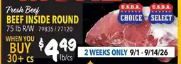 Restaurant Depot FRESH BEEF BEEF INSIDE ROUND offer