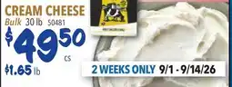 Restaurant Depot CREAM CHEESE offer