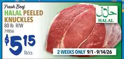 Restaurant Depot Fresh Beef HALAL PEELED KNUCKLES offer
