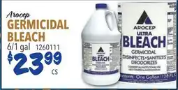 Restaurant Depot Arocep germicidal bleach offer