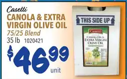 Restaurant Depot Casetti CANOLA & EXTRA VIRGIN OLIVE OIL offer