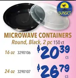 Restaurant Depot MICROWAVE CONTAINERS offer