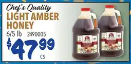 Restaurant Depot Chef's Quality LIGHT AMBER HONEY offer