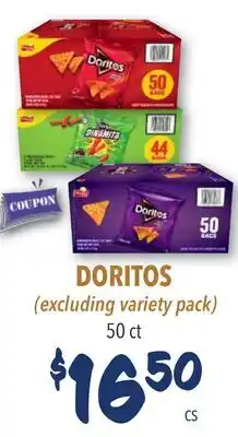 Restaurant Depot DORITOS (excluding variety pack) offer