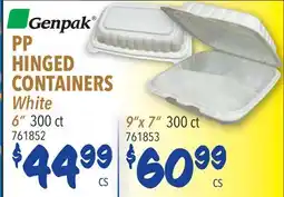 Restaurant Depot PP HINGED CONTAINERS offer