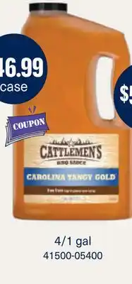 Restaurant Depot CATTLEMEN'S Carolina Tangy Gold offer