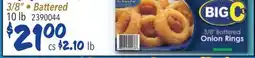 Restaurant Depot BIG C 3/8 • Battered Onion Rings offer