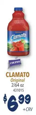 Restaurant Depot CLAMATO Original offer