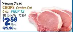 Restaurant Depot Frozen Pork CHOPS Center-Cut offer