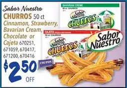 Restaurant Depot Sabor Nuestro CHURROS offer