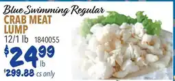 Restaurant Depot Blue Swimming Regular CRAB MEAT LUMP offer