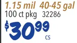Restaurant Depot 1.15 mil 40-45 gal offer