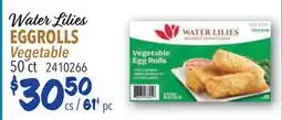 Restaurant Depot Water Lilies EGGROLLS Vegetable offer