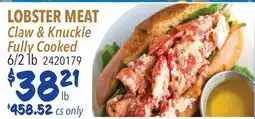 Restaurant Depot LOBSTER MEAT offer